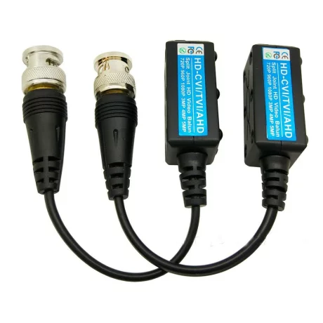 SET VIDEO BALUN PASIV UTP-BNC 5MP