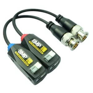 SET VIDEO BALUN PASIV UTP-BNC 8MP 4K