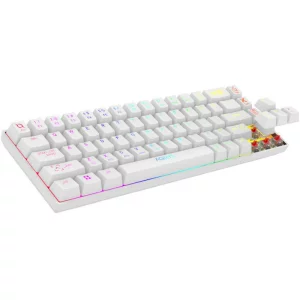 Tastatura AQIRYS Mira, wireless, alba