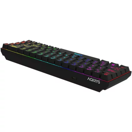 Tastatura AQIRYS Mira, wireless, neagra