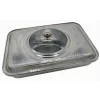 TAVA  CUPTOR CU CAPAC, INOX , 39x29x7 CM