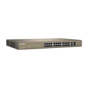 TENDA 24-PORT+2GB WEB SMART POE SWITCH