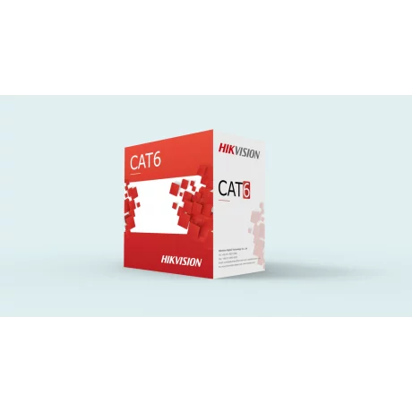 CABLU U/UTP HIKVISION CAT.6 305M ALB