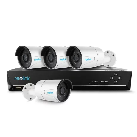 SISTEM SUPRAVEGHERE 5 MP, IR 30 M, 4MM