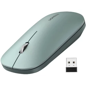 MOUSE Ugreen, MU001 wireless 2.4GHz, optic, 4000 dpi, verde 90374