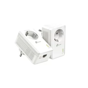 KIT ADAPTOR POWERLINE TP-LINK tehnologie AV, AV1000, pana la 1000Mbps, 1 port Gigabit, priza AC, 2buc. TL-PA7017P KIT