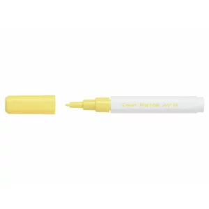 Marker cu vopsea Pintor, Pilot, 0.7 mm, varf rotund, Galben Ef