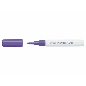 Marker cu vopsea Pintor, Pilot, 0.7 mm, varf rotund, Violet Ef