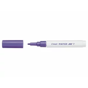 Marker cu vopsea Pintor, Pilot, 1.0 mm, varf rotund, Violet Fine