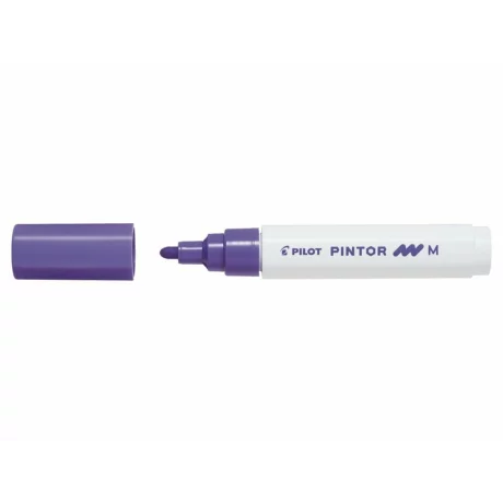 Marker cu vopsea Pintor, Pilot, 1.40 mm, varf rotund, Violet Mediu