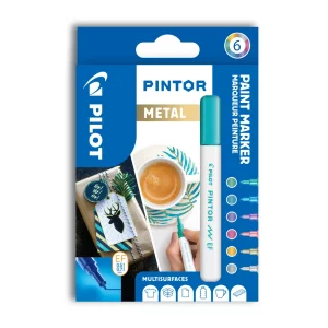 Set Markere Pintor metal mix 6 culori EF Pilot