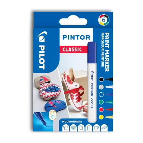 Set Markere Pintor clasic mix 6 culori EF Pilot