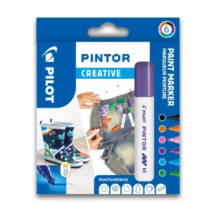 Set Markere Pintor creativ mix 6 culori mediu Pilot