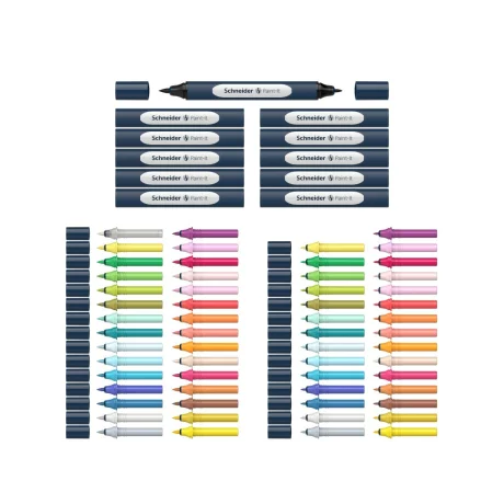 Set Complet Schneider Paint-It 040 TwinMarker 72 piese