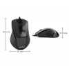 Mouse A4-TECH V-TRACK N-500F-1 gri glossy, Negru USB A4TMYS40975