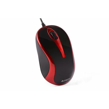 Mouse A4Tech V-TRACK N-350-2 negru/rosu USB A4TMYS41193