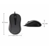 Mouse A4Tech V-TRACK N-350-2 negru/rosu USB A4TMYS41193