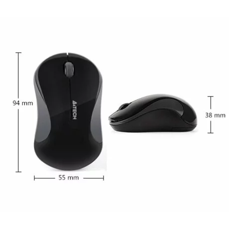 Mouse A4-TECH V-Track G3-270N-1, USB Negru / Gri A4TMYS43755