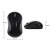 Mouse A4TECH V-TRACK G3-270N-1 negru + Portocaliu WRLS A4TMYS46039
