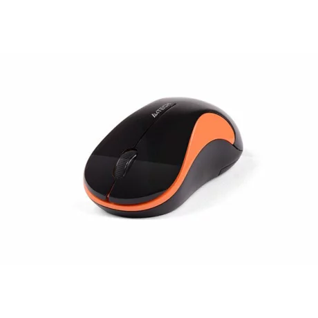 Mouse A4TECH V-TRACK G3-270N-1 negru + Portocaliu WRLS A4TMYS46039