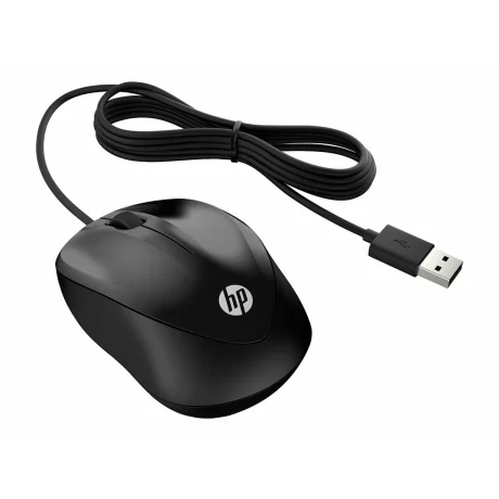 Mouse HP cu fir , Negru, HP 1000, 4QM14AA