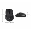 Mouse A4TECH, wireless,  negru / rosu, G7-600NX-1