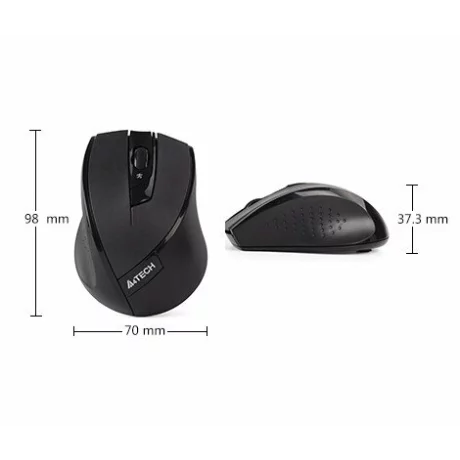 Mouse A4TECH, wireless,  negru / rosu, G7-600NX-1