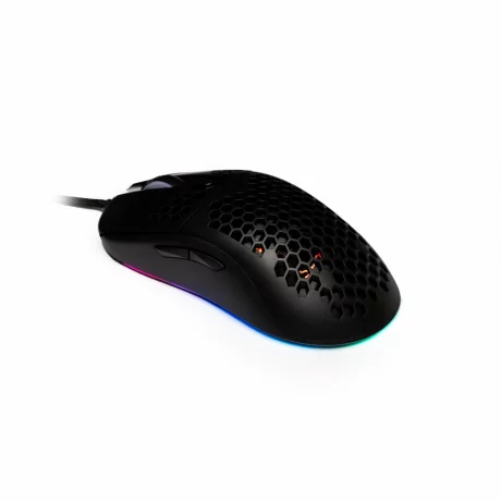 MOUSE Spacer gaming, cu fir, USB, optic, 6.400 dpi,  negru, SPGM-ALIEN-LIGHT