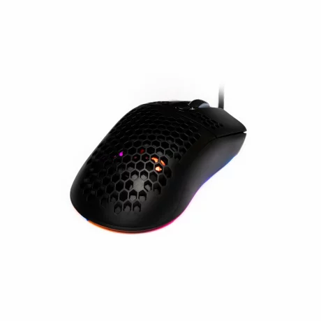 MOUSE Spacer gaming, cu fir, USB, optic, 6.400 dpi,  negru, SPGM-ALIEN-LIGHT