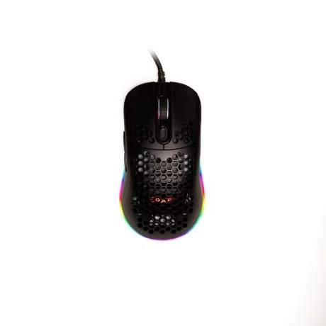 MOUSE Spacer gaming, cu fir, USB, optic, 6.400 dpi,  negru, SPGM-PULSAR-PRO