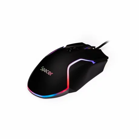 MOUSE Spacer  gaming, cu fir, USB, optic, 12.800 dpi,  negru, SPGM-ALIEN-RACE