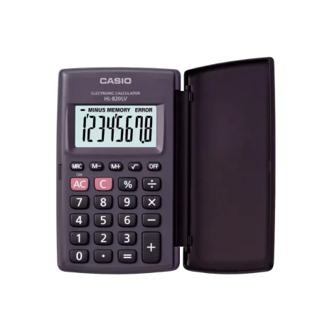 CALCULATOR CASIO PORTABIL 8 DIGIT, HL-820LV-BK-S-GH