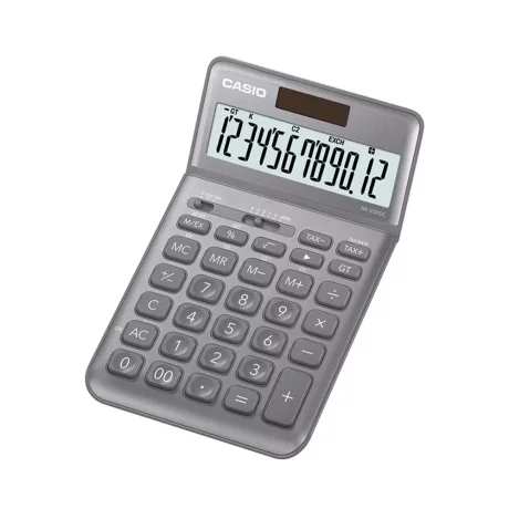 Calculator de birou Casio JW-200SC, 12 digits Argintiu