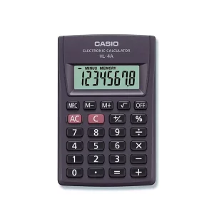 Calculator de buzunar Casio HL-4A, 8 digits