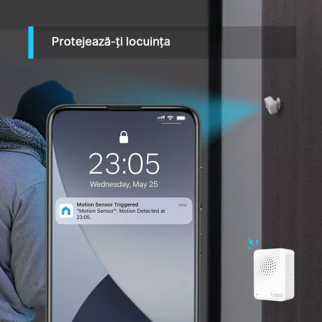 Senzor Smart de miscare TP-LINK Tapo T100 (necesita Hub Tapo)