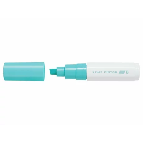 Marker cu vopsea Pilot Pintor , 8.0 mm, varf tesit, Verde Pastel