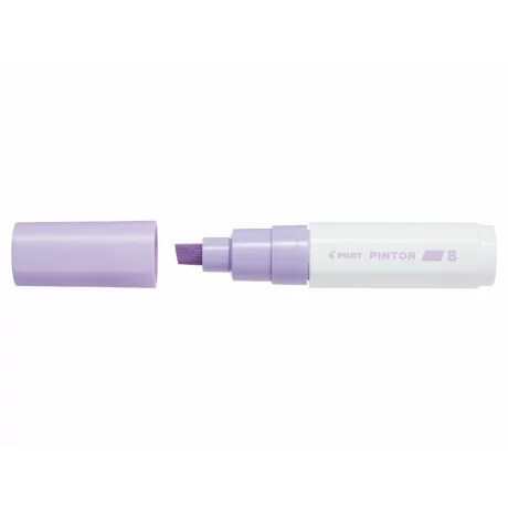 Marker cu vopsea Pilot Pintor , 8.0 mm, varf tesit, Violet Pastel