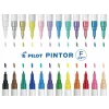 Marker cu vopsea Pilot Pintor Metalic, varf rotund, 1.0 mm, Fine Albastru Metalic