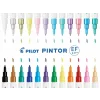 Marker cu vopsea Pintor, Pilot, 0.7 mm, varf rotund, EF, Galben Pastel