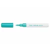 Marker cu vopsea Pintor, Pilot, 0.7 mm, varf rotund, Ef, Verde Metalizat