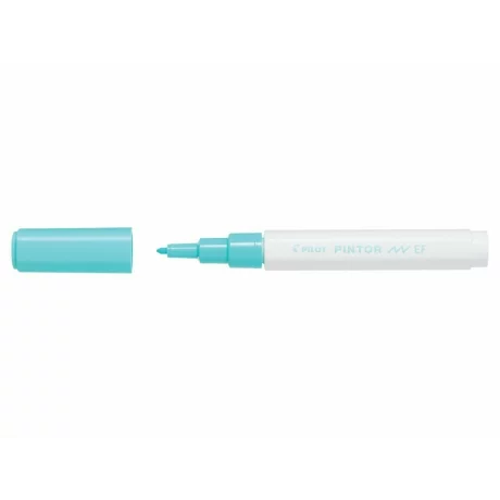 Marker cu vopsea Pintor, Pilot, 0.7 mm, varf rotund, EF, Verde Pastel