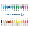 Marker cu vopsea Pintor, Pilot, 1.40 mm, varf rotund, Mediu, Argintiu