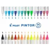 Marker cu vopsea Pintor, Pilot, 1.40 mm, varf rotund, Mediu, Roz Metalic