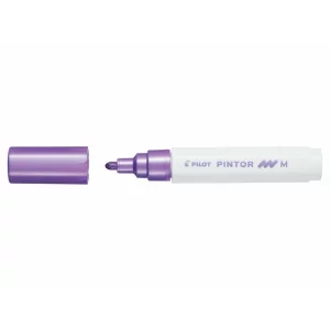 Marker cu vopsea Pintor, Pilot, 1.40 mm, varf rotund, Mediu, Violet Metalic