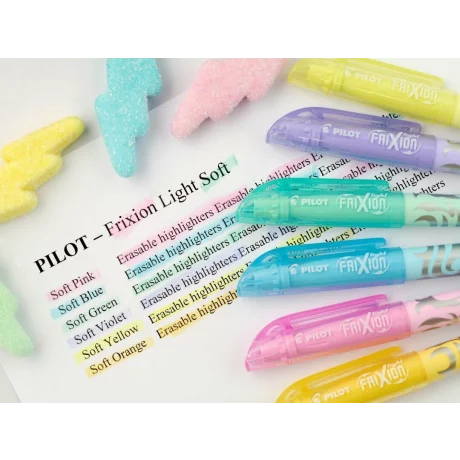 Textmarker Frixion Light Soft, Pilot, 4 mm, varf mediu Galben