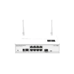 MIKROTIK SWITCH 8LAN GB 1SFP 1USB LCD