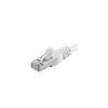 Patchcord SFTP RJ45-RJ45 Cat.6A, 0.25m, alb &quot;SFTP-6A-0.25-W&quot;