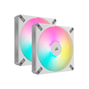 Ventilator Corsair iCUE AF140 RGB ELITE 140mm PWM Dual Fan Kit - White &quot;CO-9050160-WW&quot;