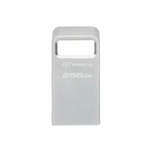 Memorie USB Kingston 256GB Data Traveler Micro, USB 3.2 Gen1, Metalic