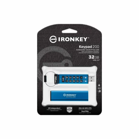 USB Flash Drive Kingston 32GB IronKey Keypad 200, Encrypted